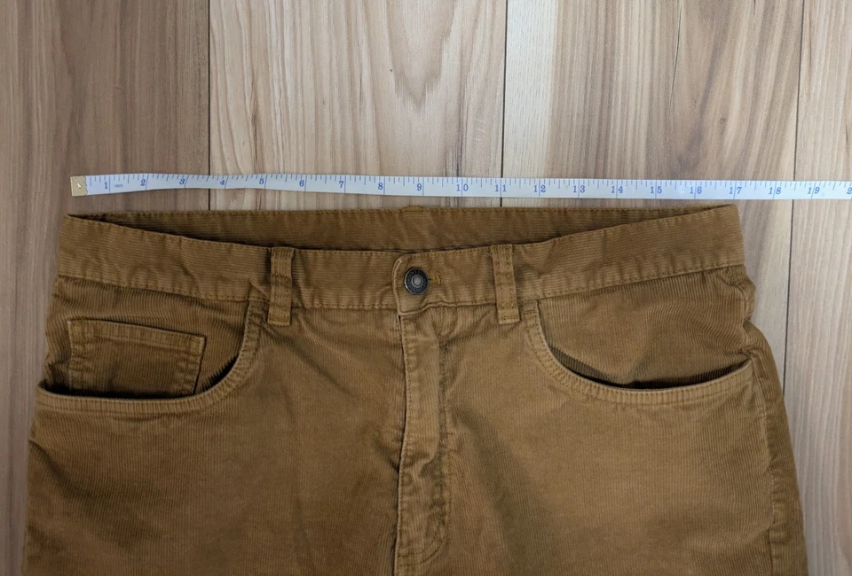 Pantalones de pana Brooks Brothers rojo polar - marrón/dorado - 33x30 (34x29,5 reales) Foto 2 de 4