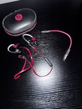 Beats by Dr.Dre Powerbeats3 Preloved Black  Red With Charger / Case