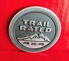 Jeep Grand Cherokee Compass Patriot Trail Rated Badge Emblem Adhesive Included
