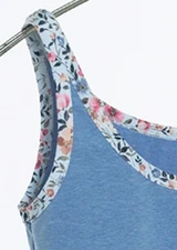 100% Cotton & Spandex Tank top with shelf bra, size: MEDIUM, NWT, 30011CHBL