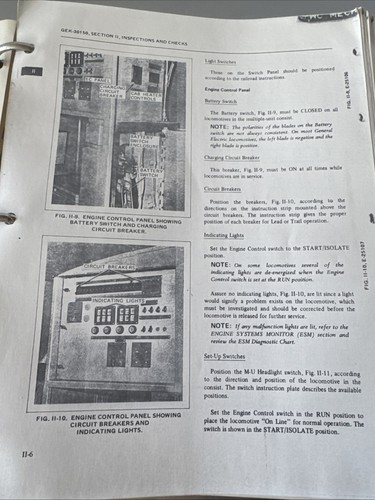 GE Series 7 Locomotive Service Manual 1st Edition Aug.1978 Complete Field COPY - Picture 8 of 24