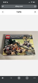 RETIRED Lego Agents 8630 Mission 3: Gold Hunt, Used, Incomplete, see description