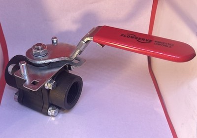 Flowserve A216 WCB 1 Inch Ball Valve A511041 WORCESTER-Max Temp: 500° - Threaded