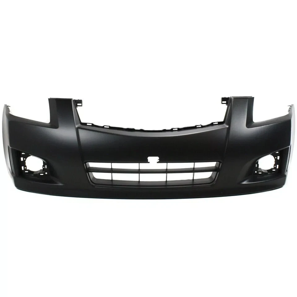 Front Bumper Cover & Fog Light Assembly Pair For 2007-2012 Nissan Sentra - Imagem 3 de 4