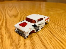AUTO-WORLD Exclusive BADMAN '55 CHEVY BELAIR BODY in PEARL WHITE for AFX AURORA