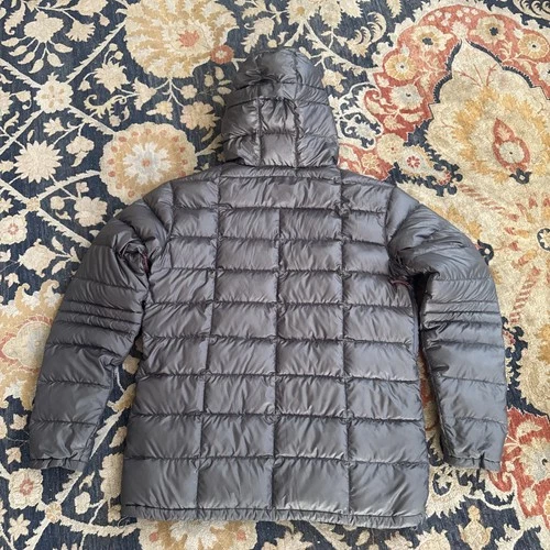 Flylow Gear General's Gray Down Hooded Jacket Mens Large image 3