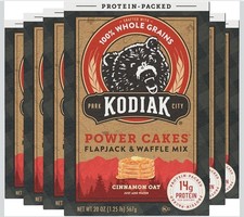 6x Kodiak Protein Cakes CHOCOLATE CHIP Flapjack  Waffle Mix 20oz - 6 BOXES