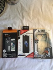 iPhone 7 / 8 / SE Case & Screen Protector Lot Spigen UAG Bluestone New