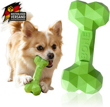 Hundespielzeug Knochen Unzerst&ouml;rbar, Kauspielzeug Hund Knochen, Gummi Hundeknoch