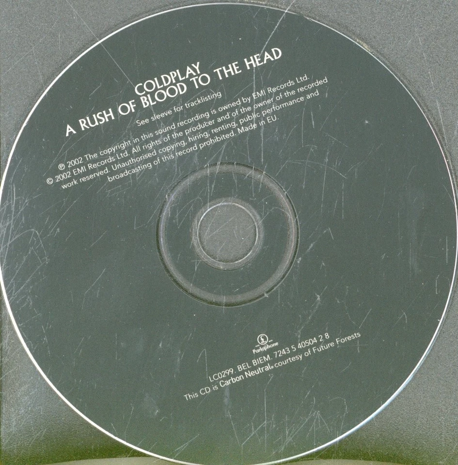 Coldplay A Rush Of Blood To The Head CD Europa Parlophone 2002 724354050428 - Bild 3 von 3