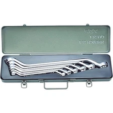 TOP Industrial (TOP) Double-Ended Open-End Wrench Set, 6-Piece Set