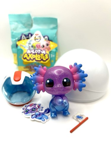 Astro Lotl Zuru 5 Surprise A-Lot-A Axolotls Ultra Rare Astronaut Figure HTF