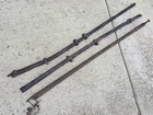 EXCAVATED CIVIL WAR RELIC MUSKET BARRELS LOT (3) FROM GRAND ECORE