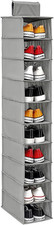 Hanging Shoe Racks 10-Shelf Hanging Shoe Storage Organiser for Wardrobes Heavy D