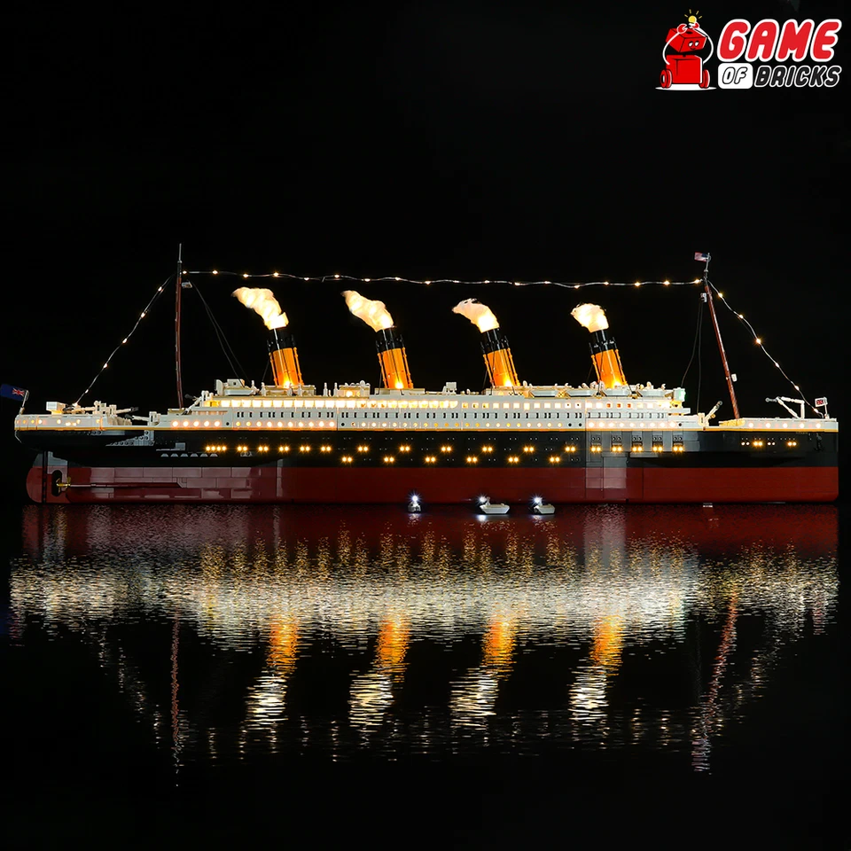 Kit de Luz LED para Titanic - Compatible con Juego LEGO® 10294 (Versión Remota) Foto 2 de 4