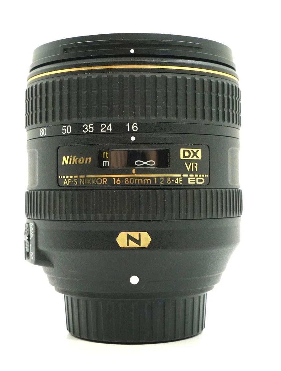Nikon af-s dx nikkor 16-80mm f/2.8-4e ed vr lens - Free Shipping