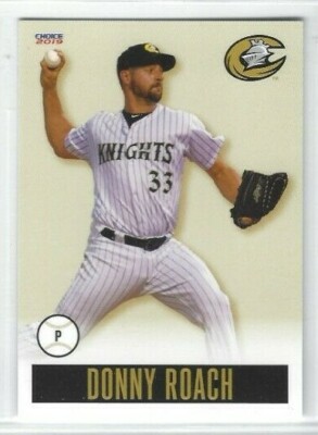 2019 Charlotte Knights (Triple A-Chicago White Sox) Donny Roach