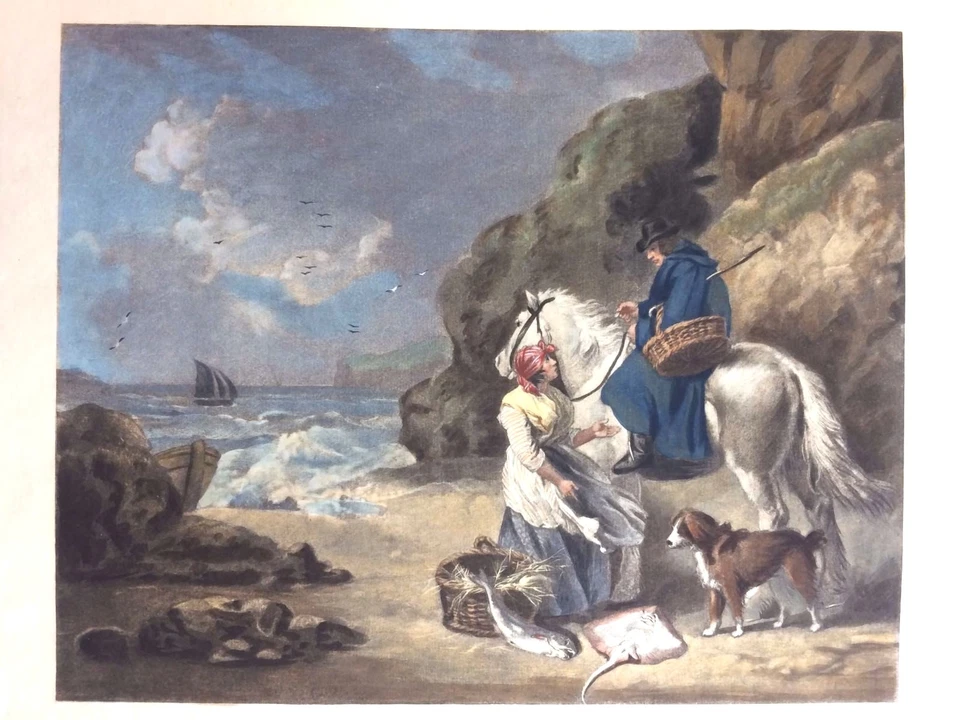 Antique George Morland Life 1904 Limited Edition Illustrated Folio Art History - Image 2 of 4