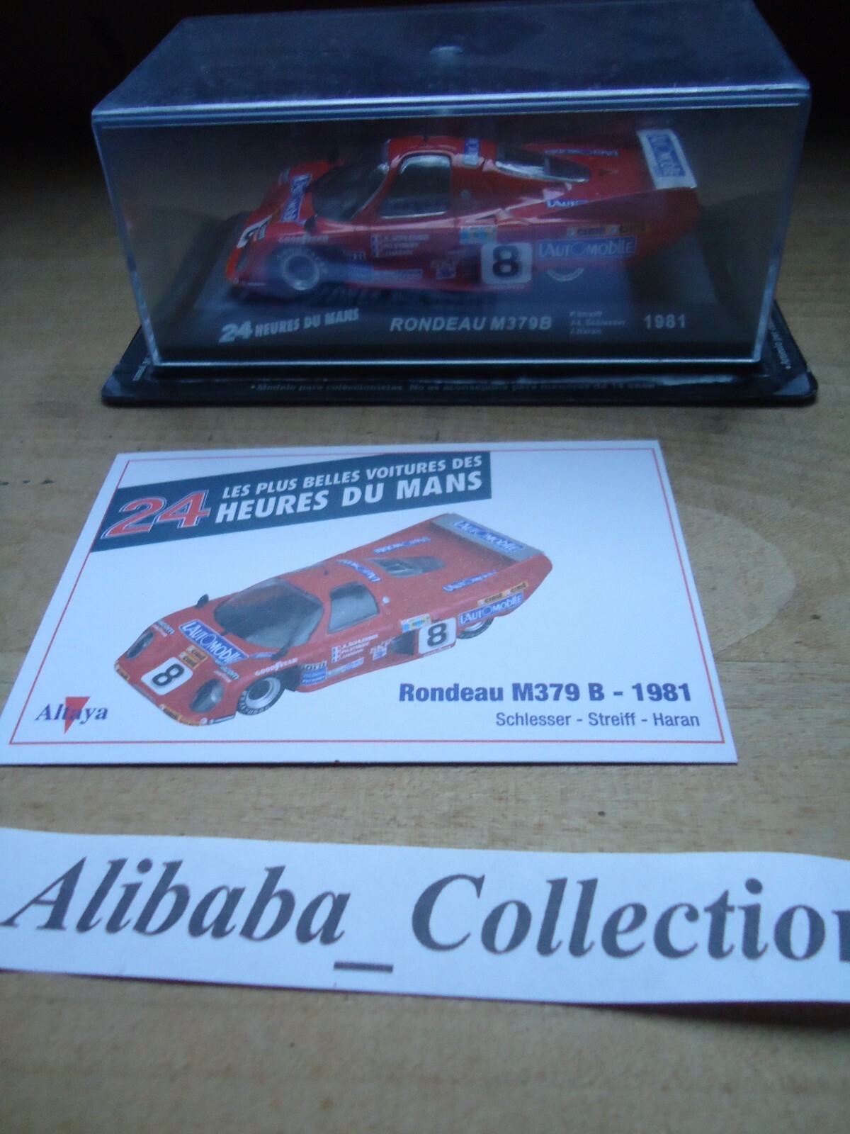Idée cadeau homme : voiture miniature Rondeau M379 B Le Mans 1981 Altaya au 1:43