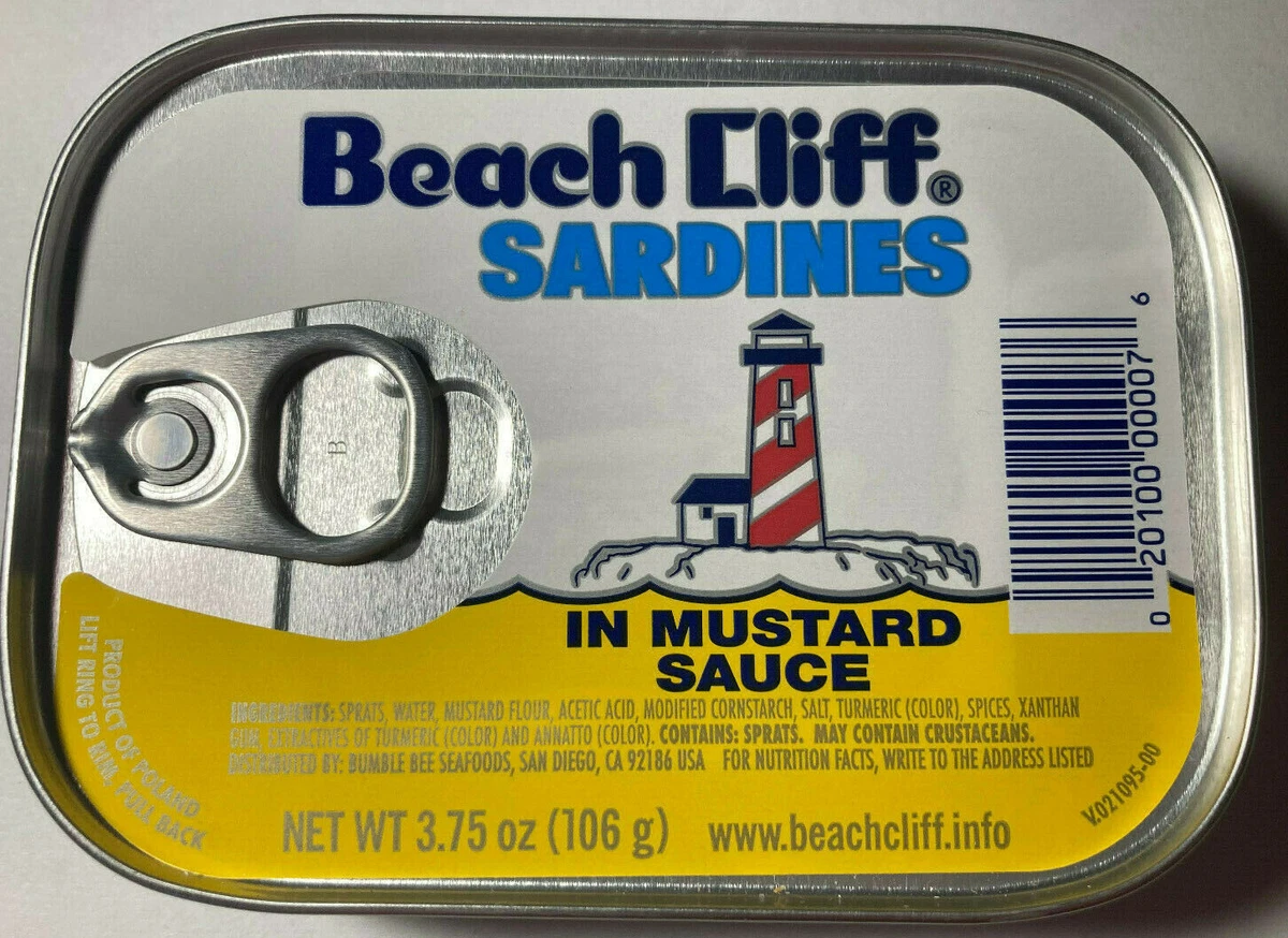 Canned Sardines In Mustard Sauce