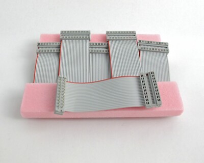 (150+) 3M 2'' IDC Connector Flat Cable Ribbon Assemblies 2-Row Contacts 20 POS