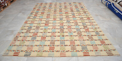 6x10 ft Rug NEW OUSHAK RUG Hand Made Turkish Kilim Rug Minimal Area Rug 6'2''x9'9
