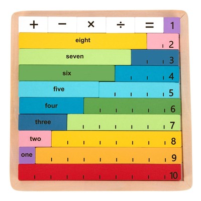 Kinder Spaß Holz Zählspiel Mathematische Lernressource Wortbrett