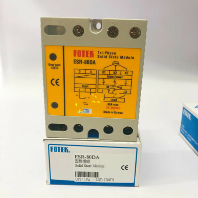 1 pcs  FOTEK ESR-80DA solid state relay #D4