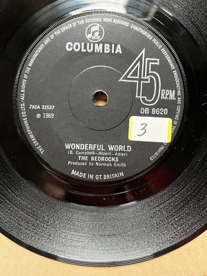 The Bedrocks - Wonderful World  7''