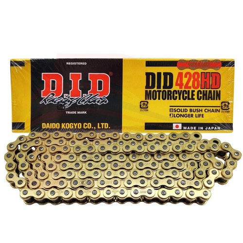 JT Front14T&Osaki Rear 39T Black with DID Chain 428-120L Gold For CT125 Trail125 - Picture 5 of 7
