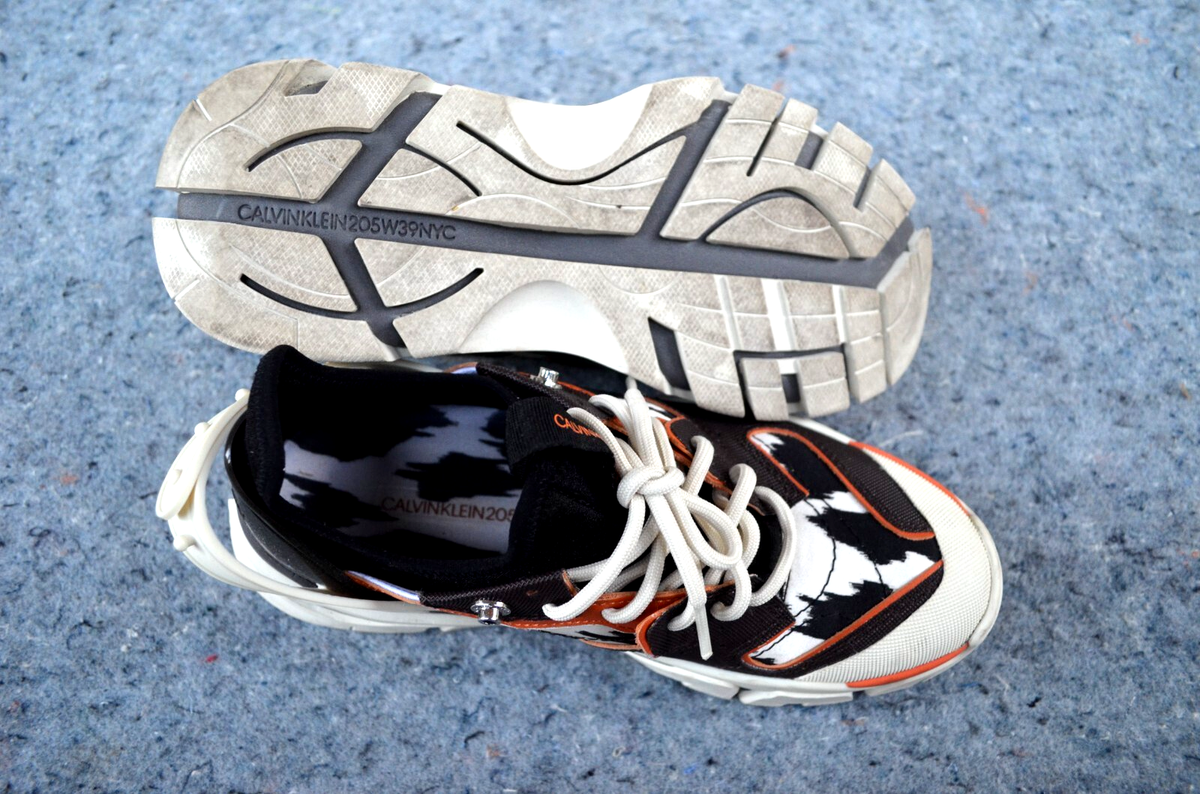 RARE Calvin Klein 205W39NYC Carla Cow Print Leather Shoes Raf RARE Calvin Klein 205W39NYC Carla Cow Print Leather Shoes Raf