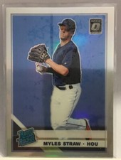 2019 PANINI OPTIC MYLES STRAW ROOKIE REFRACTOR #59 ASTROS PDK