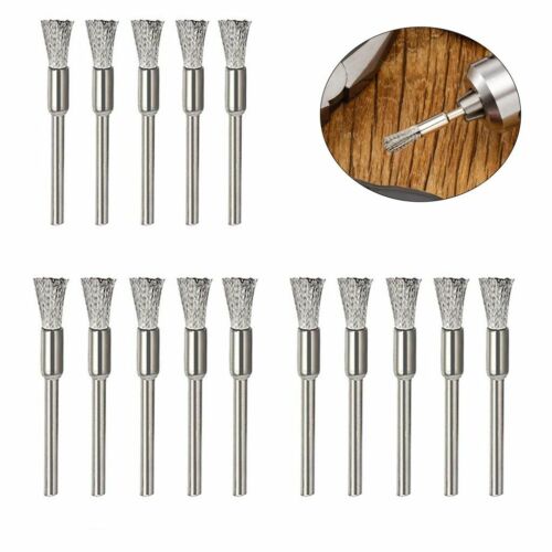 Stainless Steel Wire Brush For Dremel Rotary Die Grinder Removal Wheel Tool LOT - Picture 6 of 14