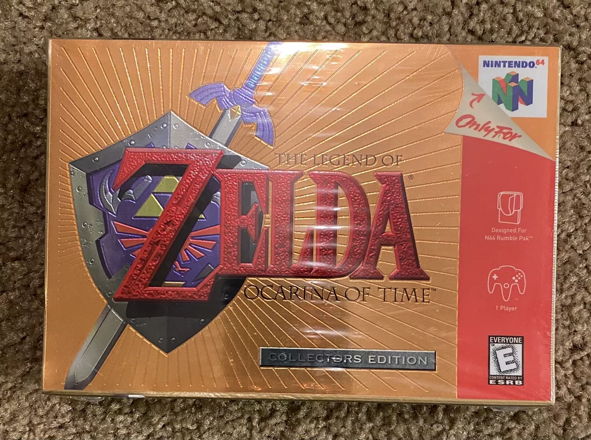 N64 The Legend Of Zelda Ocarina Of Time Collectors Edition Factory Sealed