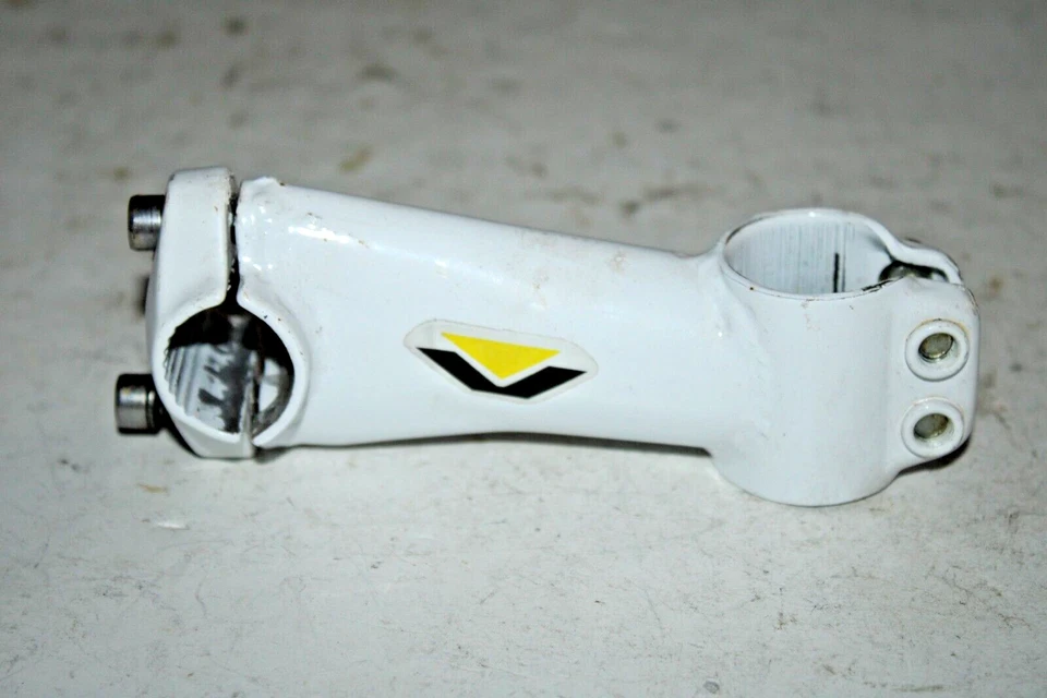 White 1 1/8" Threadless Stem 100mm 7º Rise 25.4mm Road MTB Hybrid USA Shipping!! - Image 3 of 4
