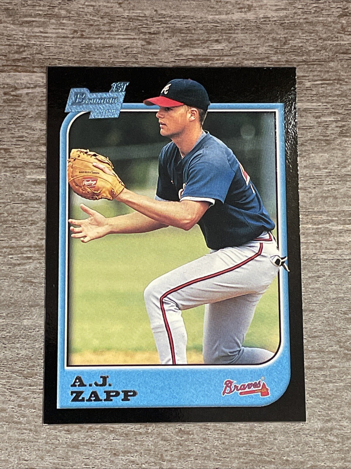 A.J. Zapp 1997 Bowman Braves #384  *L762*