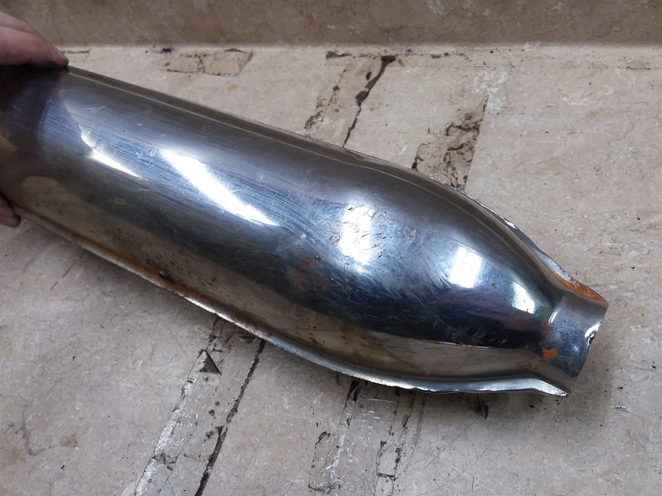 Silenciador de escape izquierdo Honda 160 CB CB160 OEM 1965 1966 1967 SIN DEFLECTOR A15 AP-259 Foto 2 de 4