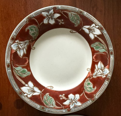 PFALTZGRAFF Mission Flower Tapas Plate 6 3/4" Bread Dessert Plate - set of 4 - Picture 2 of 4