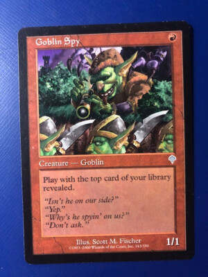 Goblin Spy Invasion Magic Cards, Excellent/LP, COMBINED SHIPPING