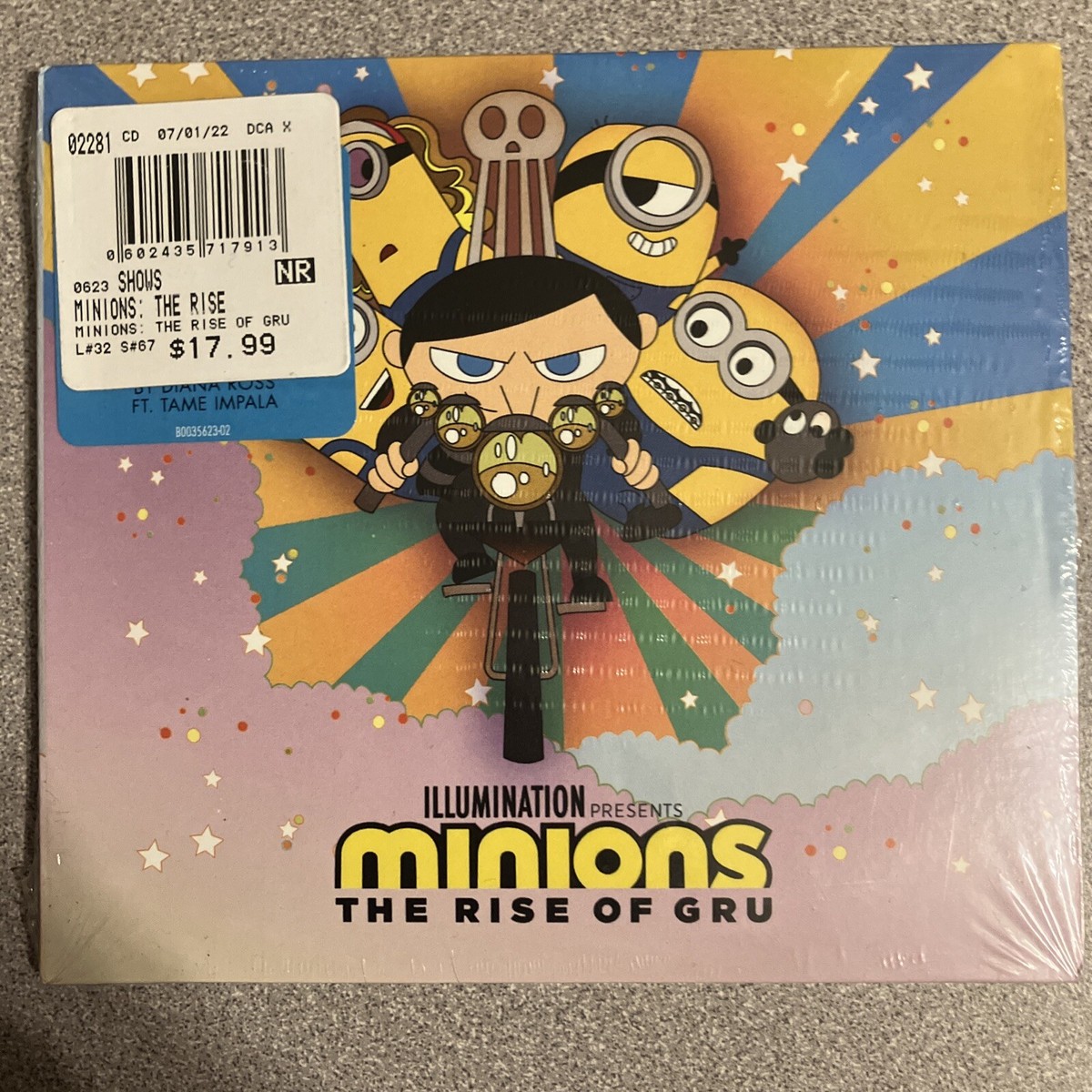 米、加2discs LP Various Minions: The Rise Of Gru (Original
