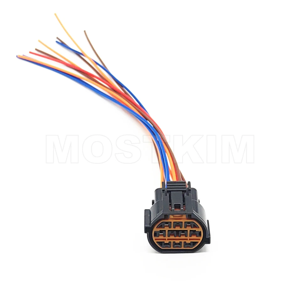 10-Pin Headlight Connector Pigtail Plug Fit For Hyundai Veloster 2012-2018 - Image 2 of 4