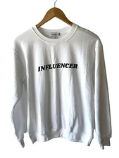 SUB URBAN RIOT Women's Size XS White Influencer Willow Sweatshirt 