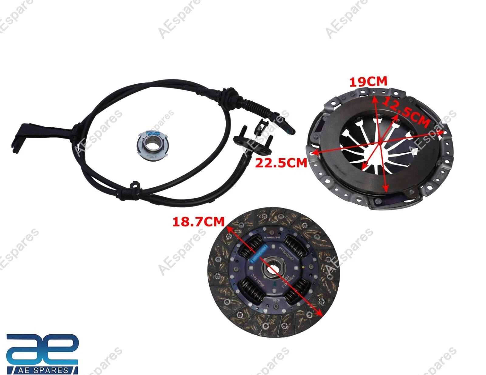 Clutch Kit Assembly For Hyundai Grand I10 2013-2019 Xcent 2013-2020 view 2