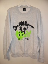 OBEY Men's SUPER KOOL  Crewneck Sweatshirt NO NUKES - ASH - Size Medium - NWT