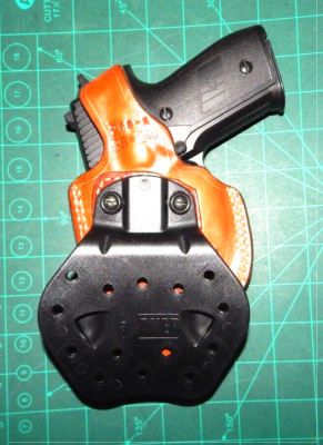Aker Leather 268a Flatside Paddle Xr19 Strapless Open Top Holster