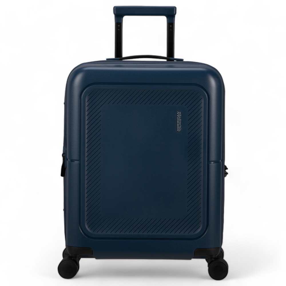 Moda Trolley American Tourister DASHPOP Blu TSA lock Unisex - MG5-11001