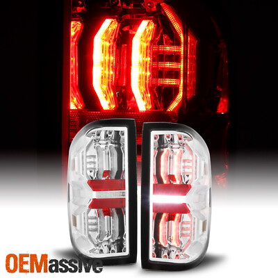 For 2014-2018 Silverado 1500 2500HD 3500HD 3D LED Halogen Type Chrome Tail Light