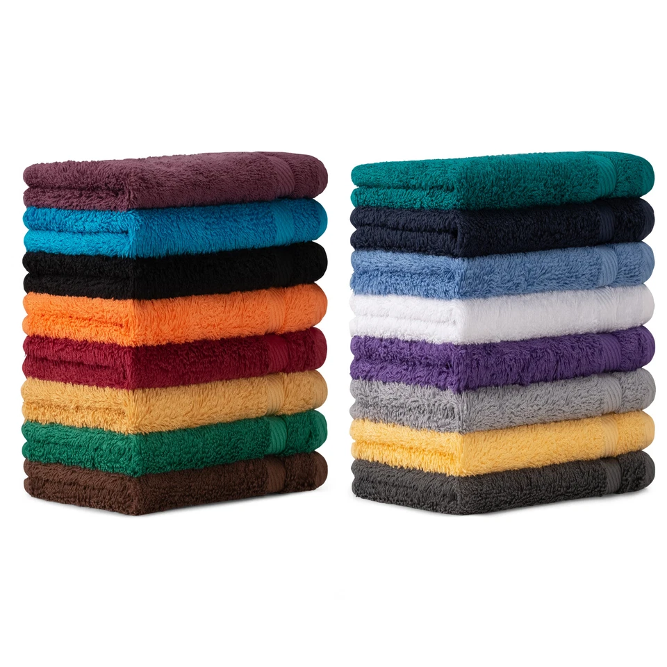 Handtuch Set 2er 4er 8er 10er Gästetuch Duschtuch Frottee 100% Baumwolle 600g/m² - Bild 3 von 3