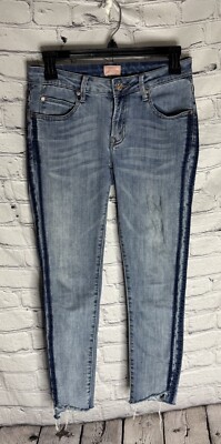 Mother's Womens Jean The Insider Crop Step Fray Speed Racer Size 26