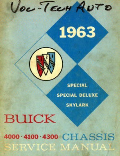 Buick Chassis Service Manual 1963 Used - Picture 1 of 1
